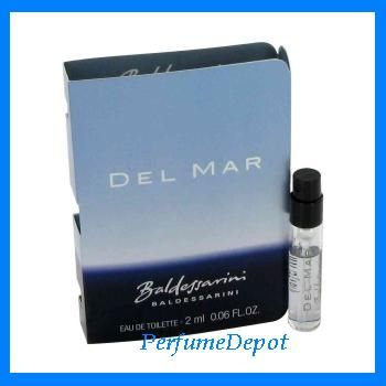 DEL MAR Baldessarini Men Cologne Vial 10 pc New w/ Card  