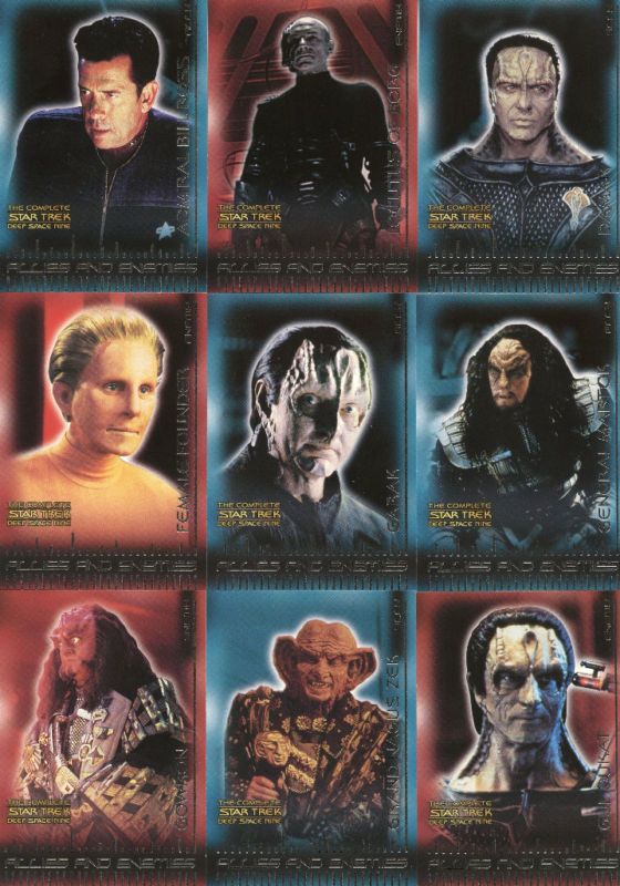 Star Trek DS9 Complete Allies and Enemies 27 Card Set  