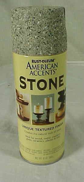 RUST OLEUM STONE TEXTURE SPRAY PAINT PEBBLE GRAY  