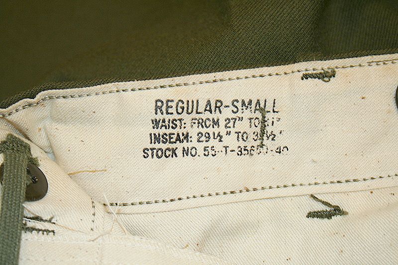 US Military ARMY HEAVY Wool FIELD PANTS Zipper S/R NEW  