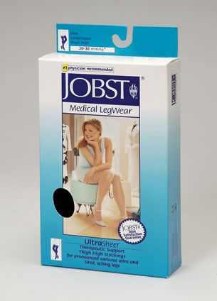 Jobst 122248 Ultrasheer Thigh Length 20 30 Biege LARGE  