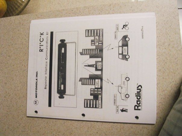 MOTOROLA RICK REPEATER Interconnect Kit HLN3333 R.I.C.K  