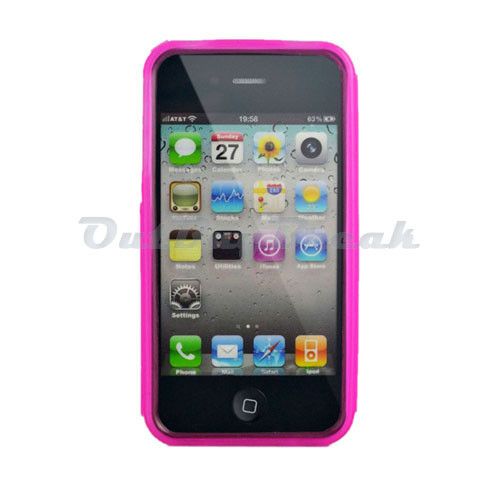   TPU Snap On Case Cover Skin For Apple Verizon iPhone 4 4S  