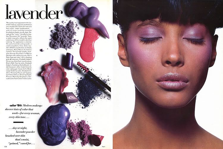 1986 Irving Penn Christy Turlington magazine editorial  