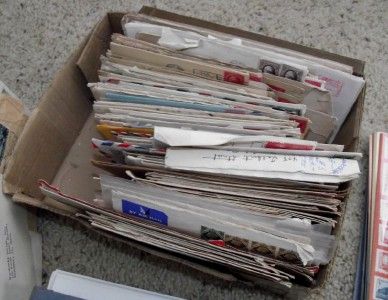 Big Untouched Estate Stamp Collection Stock Books Sheets Loose Stamps 