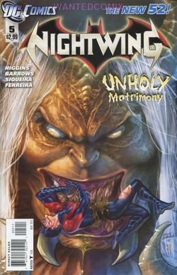 NIGHTWING #5 DC NEW 52 RELAUNCH COMIC BOOK UNHOLY MATRIMONY NEW 1