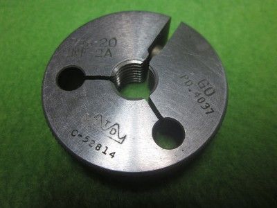 16 20 UNF 2A GO NOGO NO GO THREAD RING GAGE GAUGE  