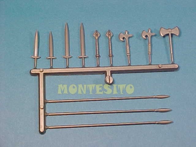 SPARE WEAPONS SET for VIKINGS ROMANS MEDIEVALS TIMPO BRITAINS * DSG 