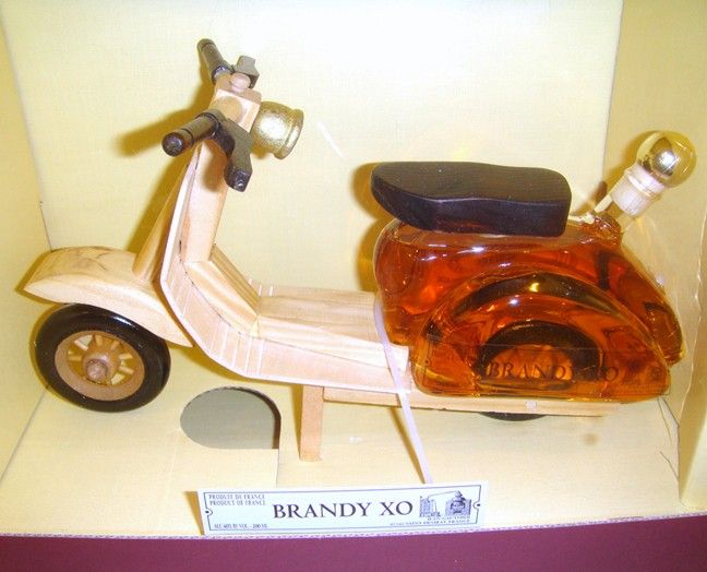 Elie Arnaud Denoix XO Brandy Handcrafted Vespa RARE  