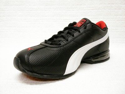 NIB~PUMA~CELL TURIN PERF~MENS~SHOES~BLACK~RED~11~AWESOME  