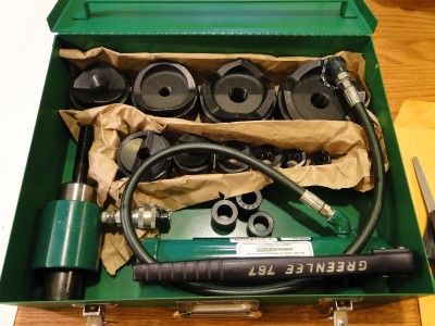   7310SB HYDRAULIC KNOCKOUT PUNCH SET COMPLETE SUPER CONDITION  