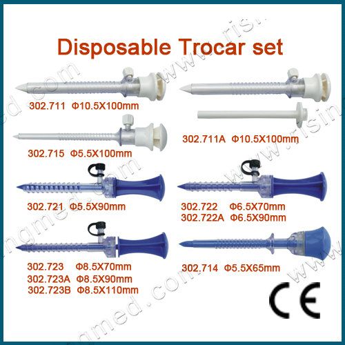 Brand New Disposable Trocar set Laparoscopy  