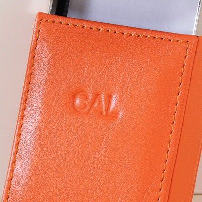 Leather Monogram Personalized Business Card Case Holder  