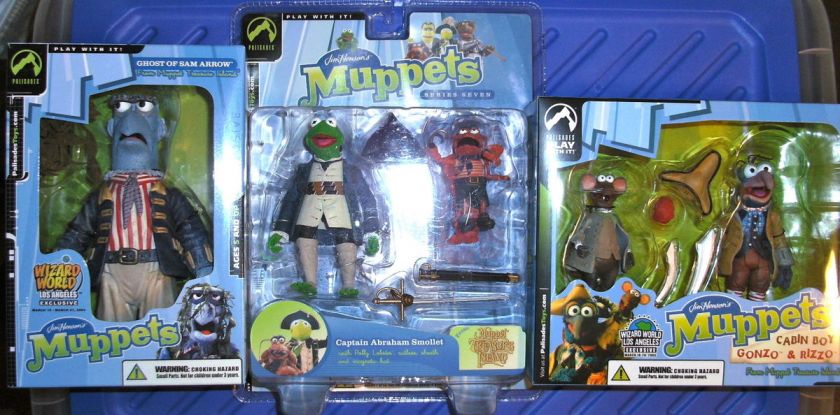 Palisades Muppet Treasure Island Lot Arrow Smollet Gonzo Rizzo 