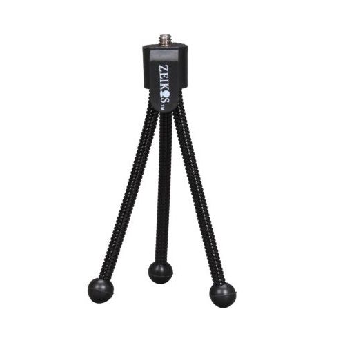 Zeikos 4 Flexible Mini Table top Tripod 4 Inc 3pod NEW  