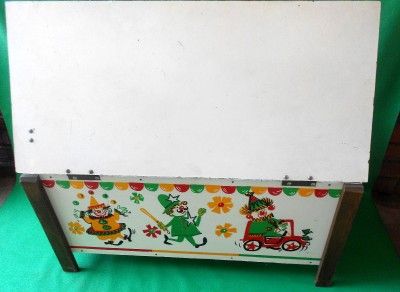 VTG TOY CHEST TOY BOX/STORAGE by RICH TOYS 1950s  