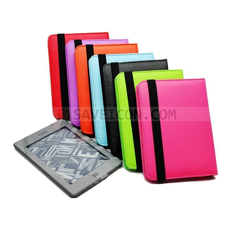   Leather Pouch Case Cover for  Kindle Touch Full Cover  