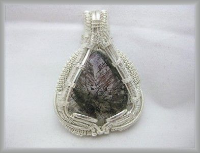 Super Seven Crystal, Silver Wire Wrap Jewelry  