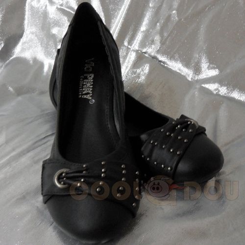 New Womens Fashion Casual Flats Shoes Black EMILY 18 All Size  