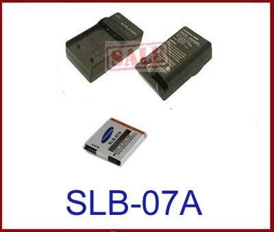 BATTERY&CHARGER SAMSUNG ST600 TL100 TL210 SLB 07A  