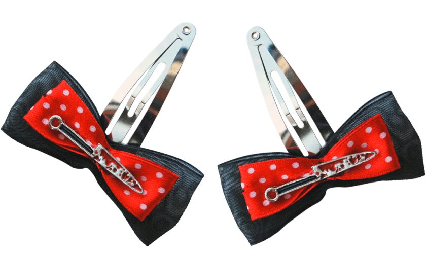 Hair Clips Bloody Knife Barretts Rockabilly Punk Pin Up  