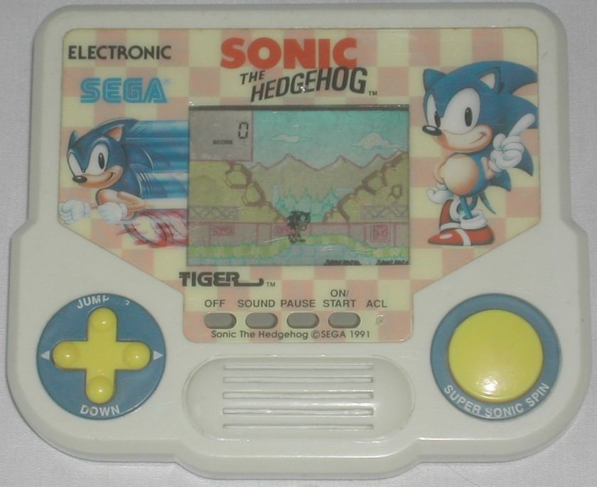 Tiger Electronic Handheld Game Sonic The Hedgehog 1988  