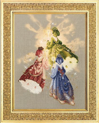 Lavender & Lace FIREFLY FAIRIES Cross Stitch Pattern  