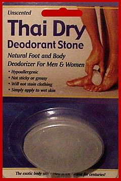 Mens Thai Dry Deodorant Mens Natural Crystal Stone  