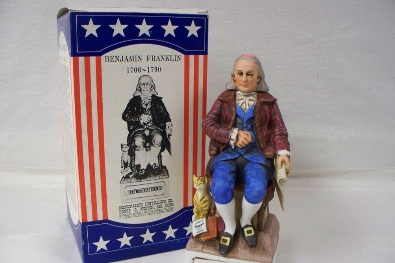 SAS Benjamin Franklin McCormick Decanter The Patriot Series  