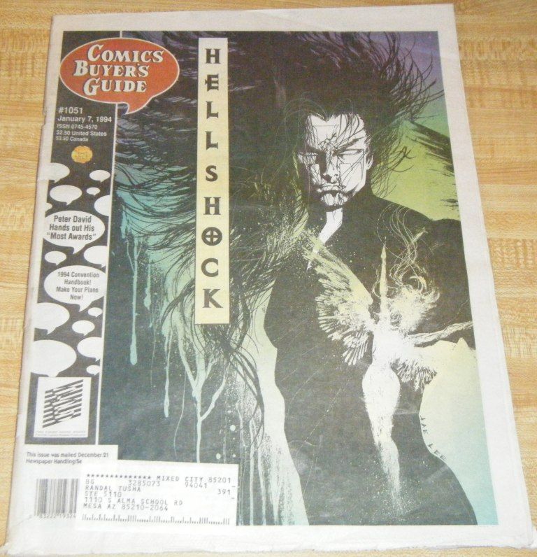 COMICS BUYERS GUIDE #1051   Jae Lee Hellshock  