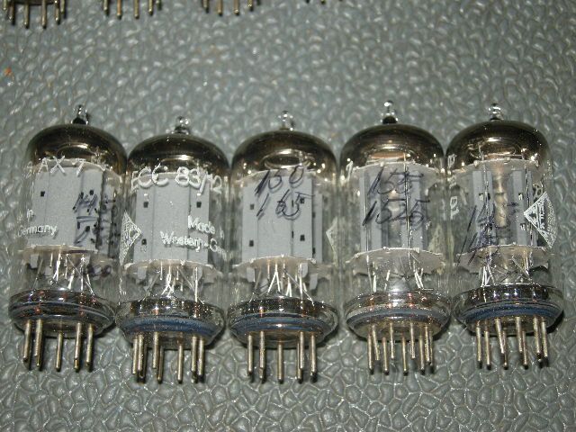 TEN VINTAGE TELEFUNKEN 12AX7 ECC83 PRE AMPLIFIER TUBE  