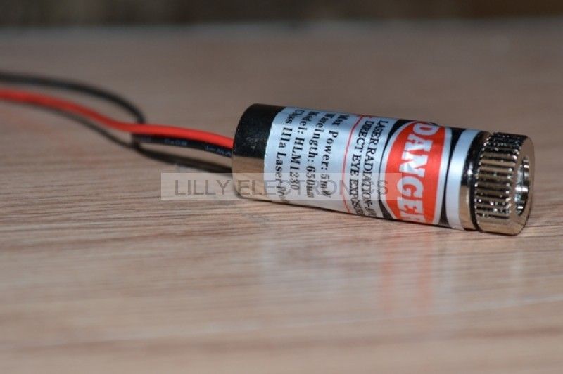 650nm 30mW Red Laser Dot Module 12X35mm  