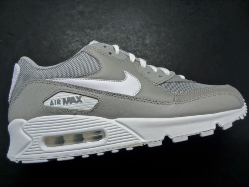 Nike Air Max 90 Sz 8.5 Medium Grey White 309299 036 Retro   