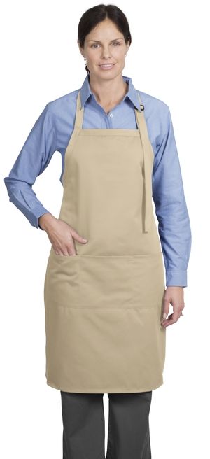 CornerStone; Adjustable Bib Apron with Three Pockets.  