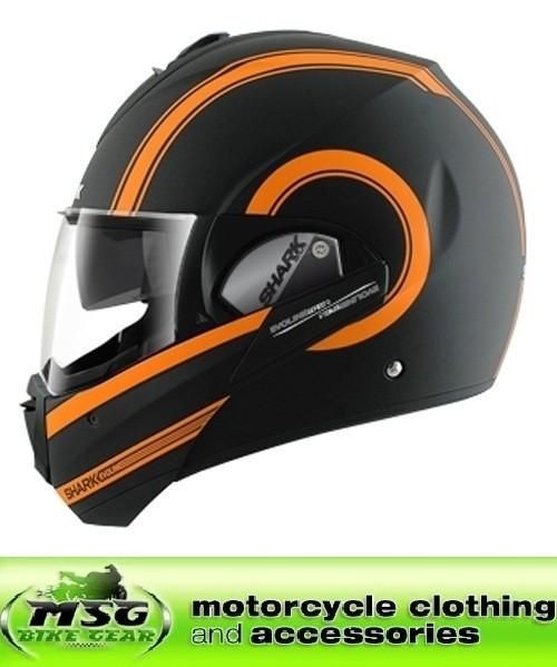   MOOVIT S3 ST MOTORCYCLE HELMET LARGE MATT BLACK/ORANGE SERIES 3  