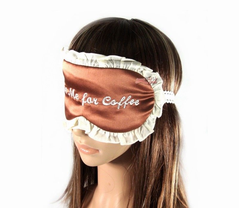 Silk Satin Blindfold / Sleep Mask   Wake Me (S4260A)  