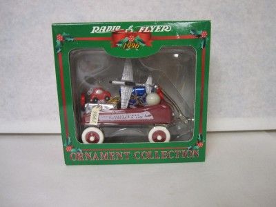 1996 RADIO FLYER RED WAGON, MODEL 120, ORNAMENT  