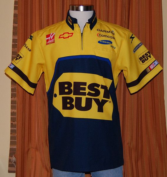 IMPACT RACING BEST BUY PIT CREW SHIRT MENS MEDIUM NWOT  