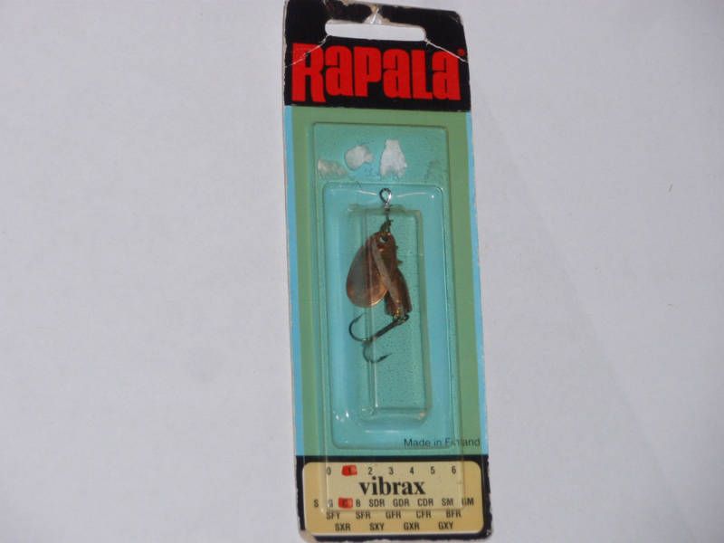 Rapala Vibrax Spinner Rare  Blue Fox  