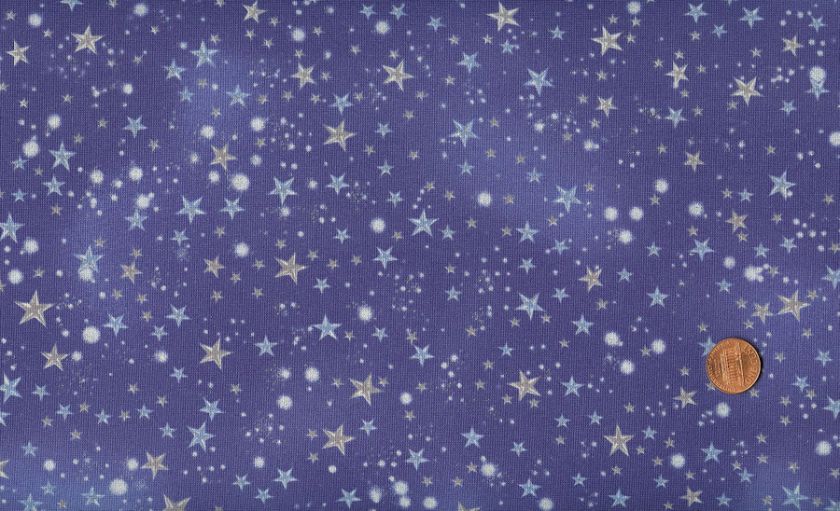 NIGHT SKY FAIRIES BLUE/PURPLE FABRIC   MILLER  