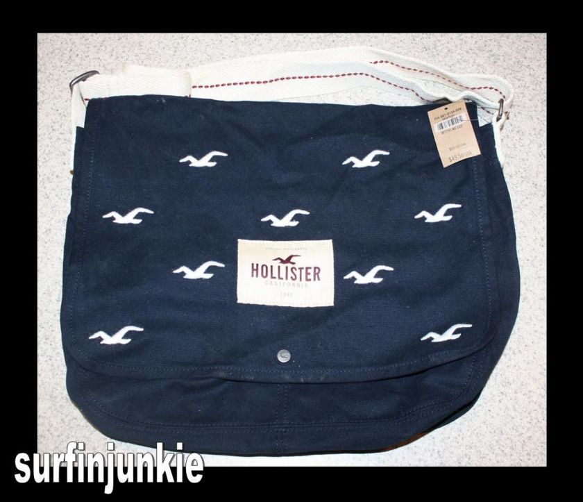   MESSENGER BAG NWT Totebag Tote Book Bag Shoulder Seagull Crossbody NEW