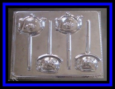 NEW **Tea Pot with Cup & Saucer** Lollipop Candy Mold  