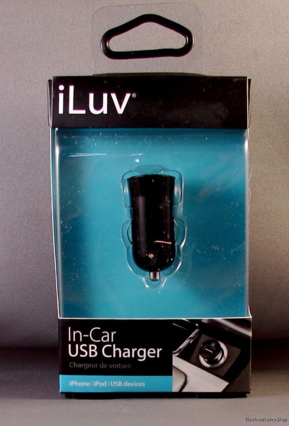 iLuv IAD215 Black Micro Size Mini USB Car Charger New  