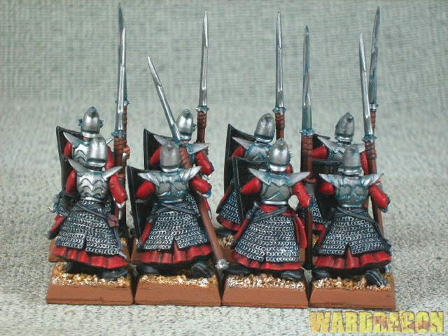 25mm Warhammer WDS painted Dark Elf Warriors t13  