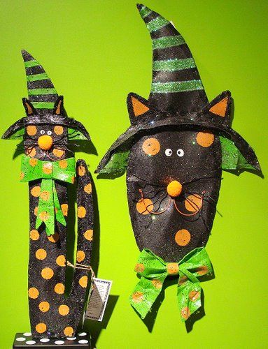 SILVESTRI Cat Hanger Black Cat HALLOWEEN Peri 20075133  