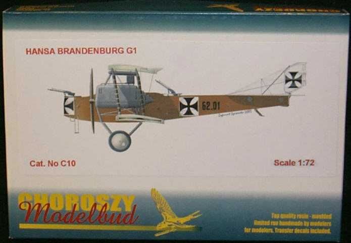 72 Choroszy HANSA BRANDENBURG G 1 WWI Bomber *MINT*  