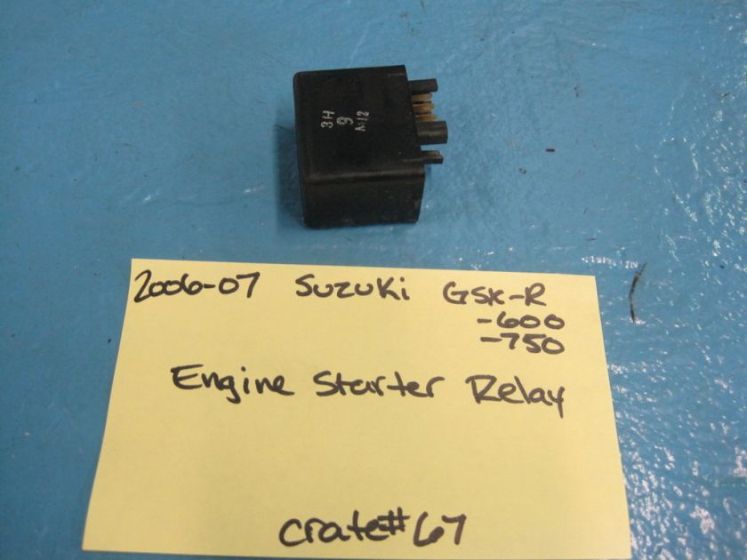 suzuki gsxr600 gsxr750 starter fues relay 2006 2007  