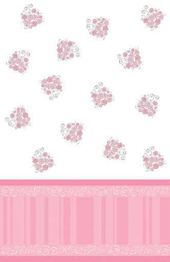 Bride To Be Bridal Shower Pink Tablecover Table Cloth  