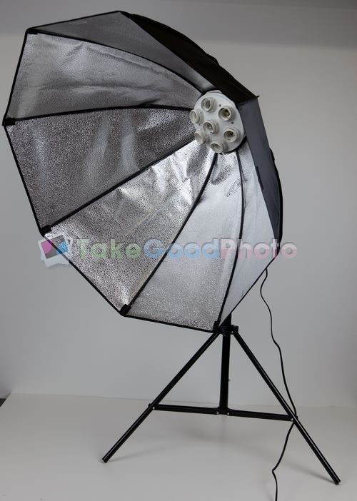 735W Octabox softbox 7 x heads E27 Day Light Studio Set  