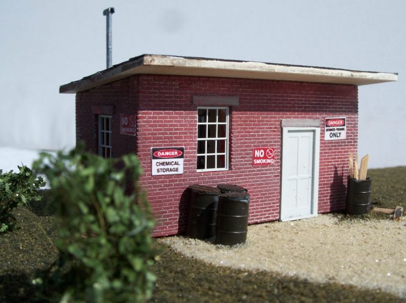 Motrak Models Supply Shed Building Kit in HO Scale  